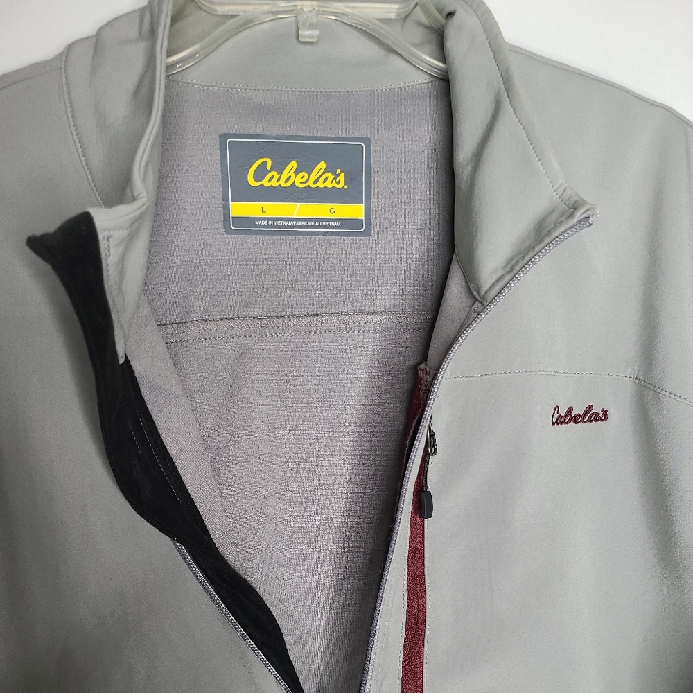 Mens Gray Cabelas jacket large